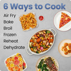 Chefman Turbofry 6-In-1 8.5L Air Fryer 230degreesc Xl