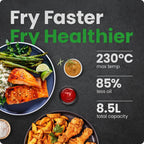 Chefman Turbofry 6-In-1 8.5L Air Fryer 230degreesc Xl