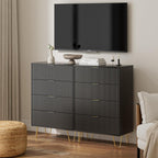 Chest of 4 Drawers for Bedroom 60x34x91CM Wood