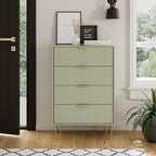 Chest of 4 Drawers for Bedroom 60x34x91CM Wood