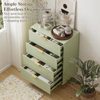Chest of 4 Drawers for Bedroom 60x34x91CM Wood