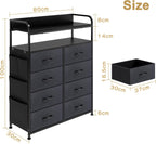 Chest of Drawer Bedroom Dresser with 8 Fabric