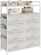 Chest of Drawer Bedroom Dresser with 8 Fabric
