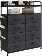 Chest of Drawer Bedroom Dresser with 8 Fabric
