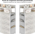 Chest of Drawer Bedroom Dresser with 8 Fabric