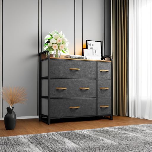 Chest of Drawer Fabric Storage Tower with 7