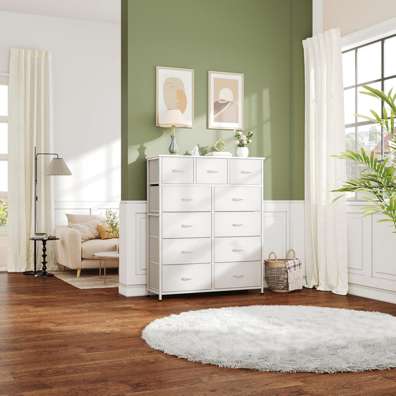 Chest of Drawer with 11 Drawers Modern Bedroom