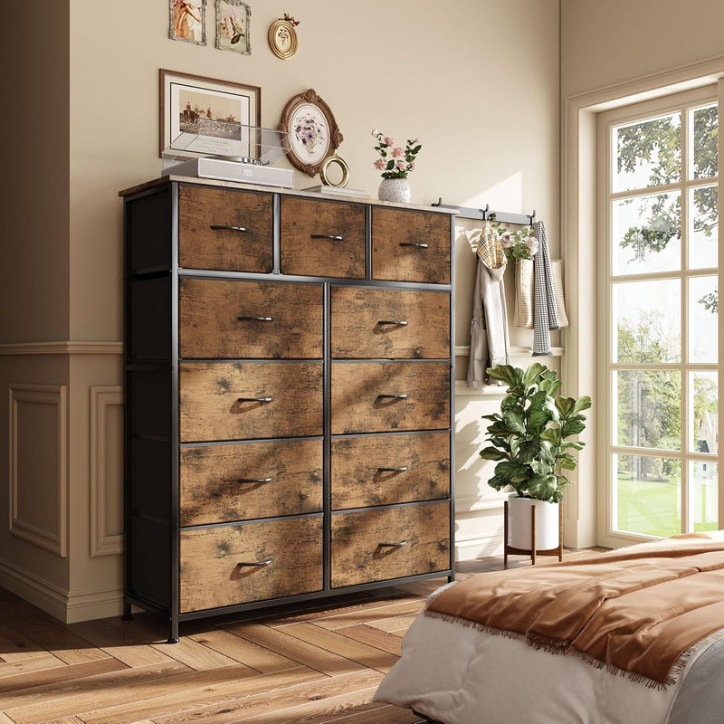 Chest of Drawer with 11 Drawers Modern Bedroom