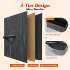Chest of Drawers 10-Drawer Fabric Dresser with Cabinet