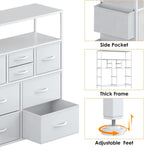 Chest of Drawers 10 Fabric with Side Pockets