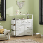Chest of Drawers 10 Fabric with Side Pockets