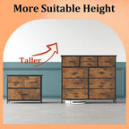Chest of Drawers Dresser for Bedroom with 10