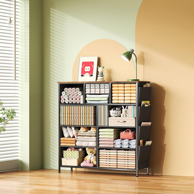 Chest of Drawers Dresser for Bedroom with 10