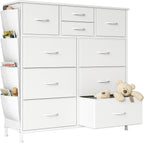 Chest of Drawers Dresser for Bedroom with 10