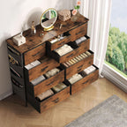 Chest of Drawers Dresser for Bedroom with 10