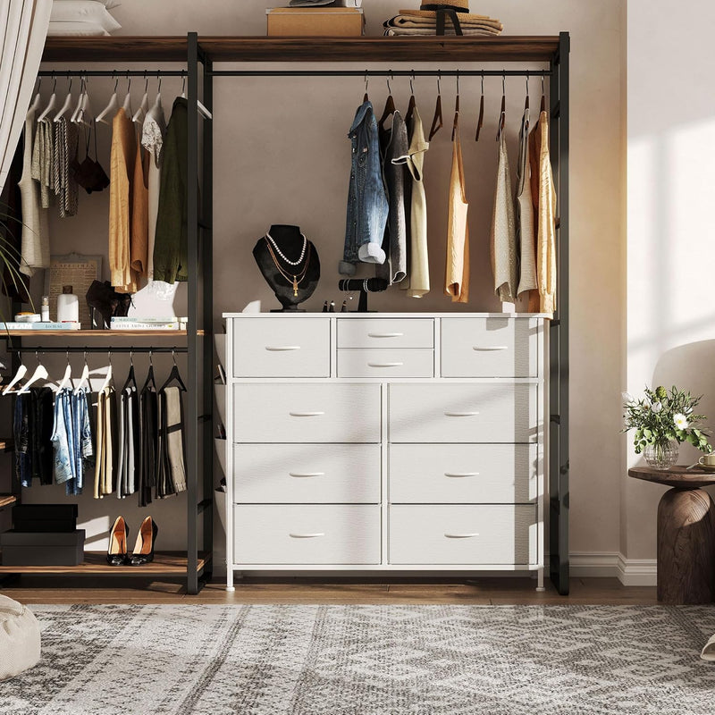 Chest of Drawers Dresser for Bedroom with 10