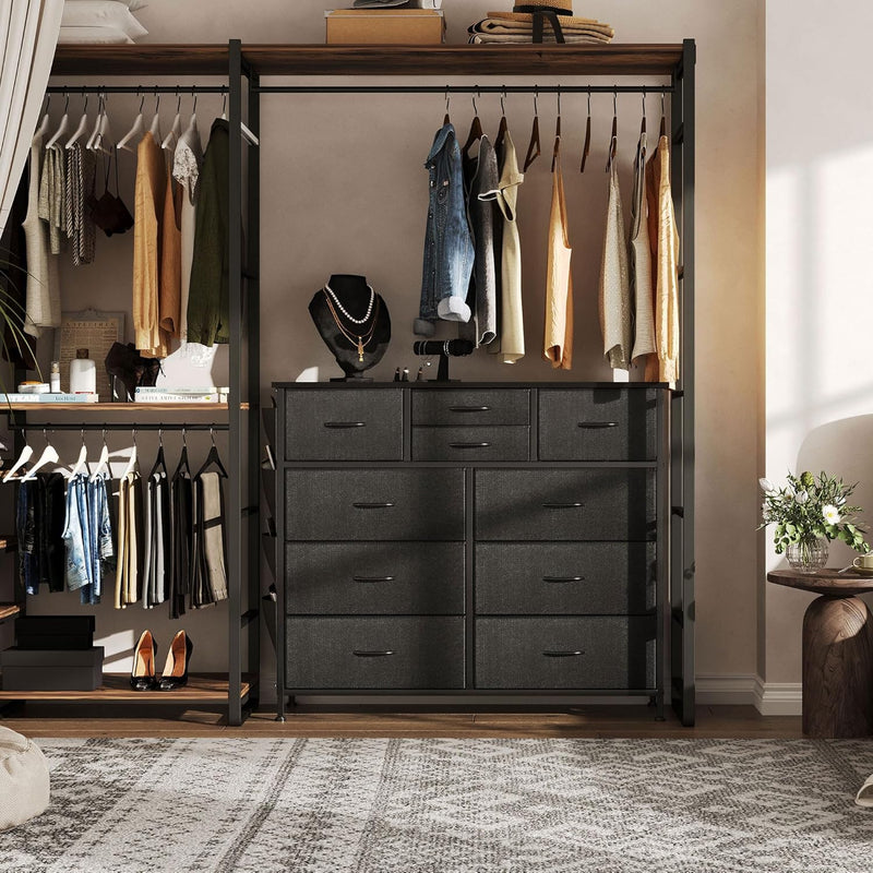 Chest of Drawers Dresser for Bedroom with 10