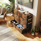 Chest of Drawers Dresser for Bedroom with 10