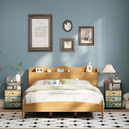 Chest of Drawers 2 Sets Bedside Table