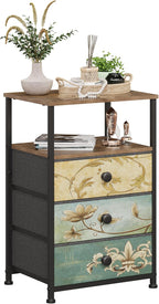 Chest of Drawers 2 Sets Bedside Table