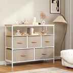 Chest of Drawers 5 Dresser with TV Stand