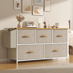 Chest of Drawers 5 Dresser with TV Stand