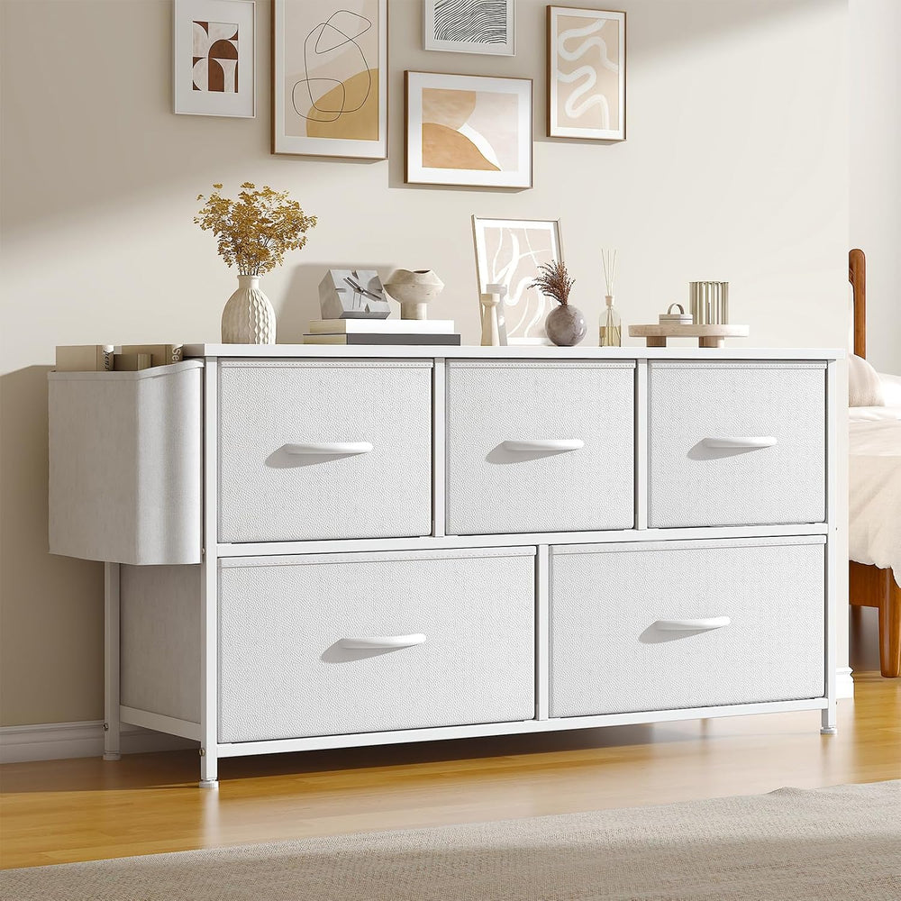 Chest of Drawers 5 Dresser with TV Stand