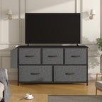 Chest of Drawers 5 Dresser with TV Stand