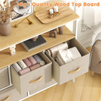 Chest of Drawers 5 Dresser with TV Stand