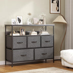 Chest of Drawers 5 Dresser with TV Stand