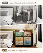 Chest of Drawers 8 Fabric Dresser Cabinet