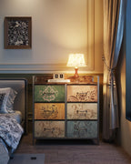 Chest of Drawers 8 Fabric Dresser Cabinet