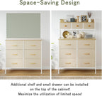 Tall Chest of 9 Drawers 3 Tiers Display