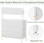 Tall Chest of 9 Drawers 3 Tiers Display