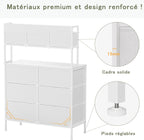Chest of Drawers 9-Drawer Bedroom Cabinet with Handles