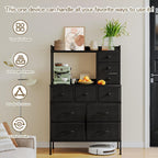 Bedroom Chest of Drawers Fabric Dresser