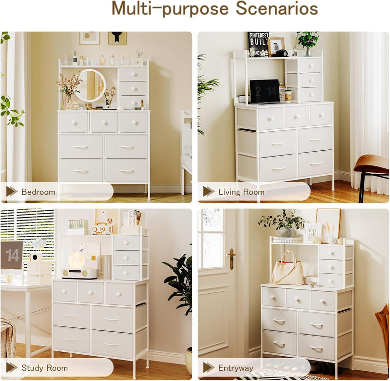 Bedroom Chest of Drawers Fabric Dresser