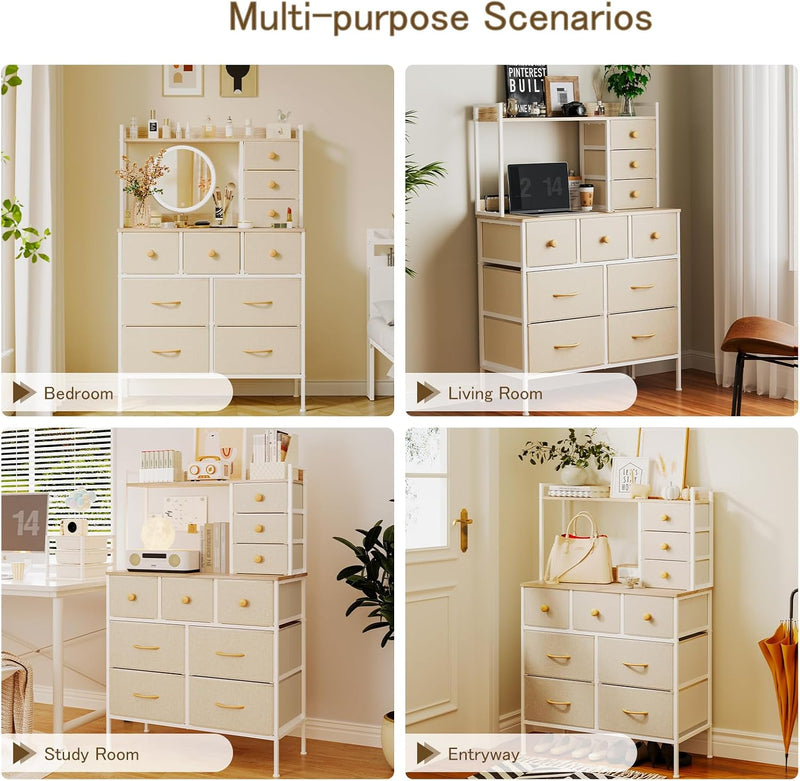 Bedroom Chest of Drawers Fabric Dresser