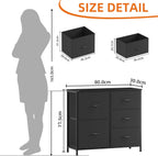 Chest of Drawers Bedroom 5 Width 80CM