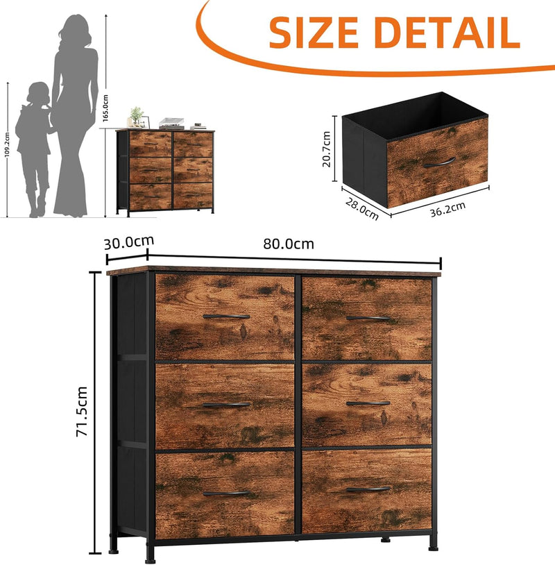 Chest of Drawers Bedroom 5 Width 80CM