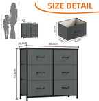 Chest of Drawers Bedroom 5 Width 80CM
