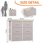 Chest of Drawers Bedroom 5 Width 80CM