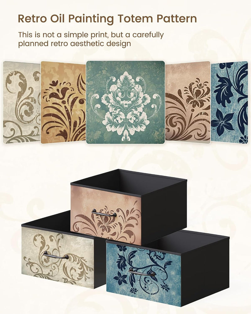 Chest of Drawers Bedroom 8 Fabric Retro Floral