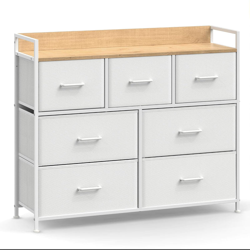 Chest of Drawers Bedroom Cabinet 7 Fabric