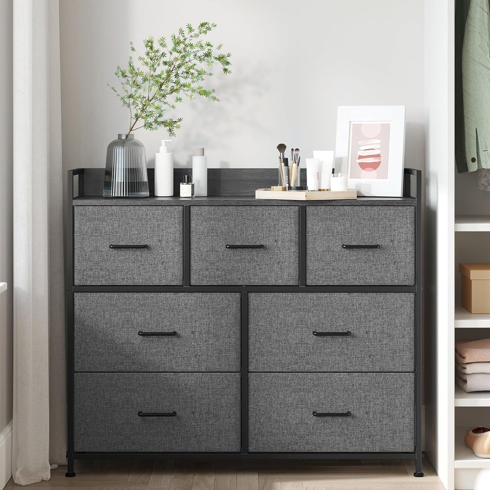 Chest of Drawers Bedroom Cabinet 7 Fabric