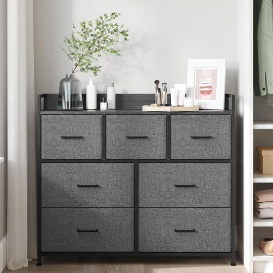 Chest of Drawers Bedroom Cabinet 7 Fabric