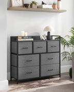 Chest of Drawers Bedroom Cabinet 7 Fabric
