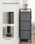 Chest of Drawers Bedroom Cabinet 7 Fabric