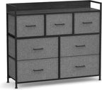 Chest of Drawers Bedroom Cabinet 7 Fabric
