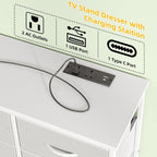 Chest of Drawers Bedroom Contains 2 Ac Ports